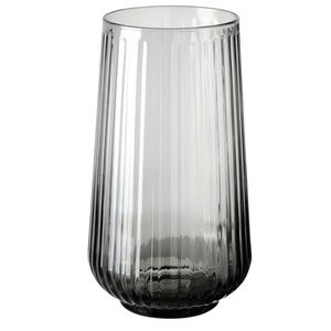 IKEA GRADVIS Smoked Grey Glass Vase